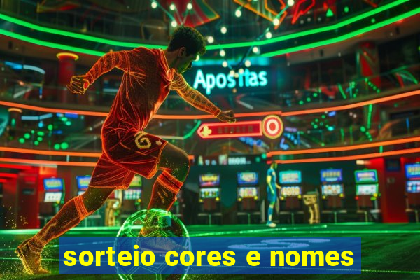 sorteio cores e nomes